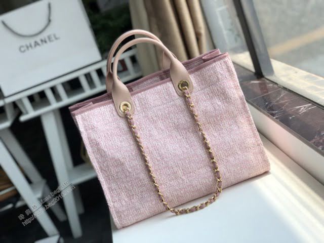 Chanel女包 66941 香奈兒經典款沙灘包 Chanel帆布購物袋  djc4029